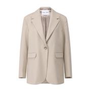 Klassieke Blazer Haven Samsøe Samsøe , Beige , Dames