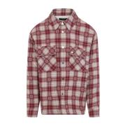 Gewatteerd Overshirt Amiri , Red , Heren