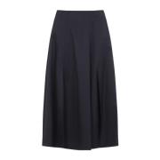 Blauwe Katoenen Rok Elegante Stijl Peserico , Blue , Dames