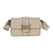 Love Birds Cross Body Tas Pinko , Beige , Dames