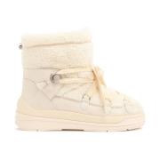 Stijlvolle Winterlaarzen Moncler , Beige , Dames