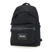 Zwarte 'Kenzography' Rugzak Kenzo , Black , Heren