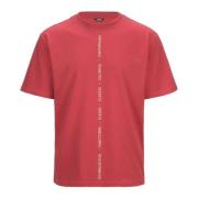 Identiteitslettering Jersey T-shirt K-Way , Red , Heren