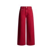 Wide Leg Jeans Pepe Jeans , Red , Dames