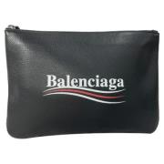 Pre-owned Leather balenciaga-bags Balenciaga Vintage , Black , Heren