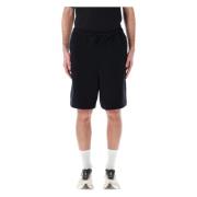 Zwarte French Terry Casual Shorts Y-3 , Black , Heren