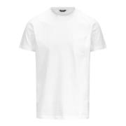 Jersey T-shirt voor mannen K-Way , White , Heren