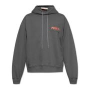 Sweatshirt met logo Marni , Gray , Heren