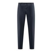 Chino broek in katoenen keperstof BomBoogie , Blue , Heren