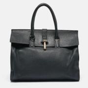 Pre-owned Leather handbags Balenciaga Vintage , Black , Dames