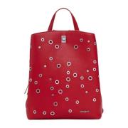 Stijlvolle Damesrugzak Collectie Desigual , Red , Dames