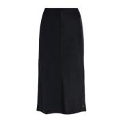 Rok met stiksels Ami Paris , Black , Dames