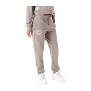 Pastel Brown Arch Workmark Joggers New Era , Beige , Dames