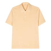 Katoenen Polo Shirt Aspesi , Yellow , Heren