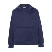 Stijlvolle Blauwe Hoodie voor Mannen A Paper Kid , Blue , Heren