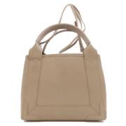 Pre-owned Leather balenciaga-bags Balenciaga Vintage , Beige , Dames