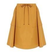 Uitlopende rok Moschino , Yellow , Dames