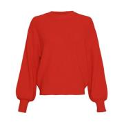 Rachelle Pullover Sweater Moss Copenhagen , Red , Dames