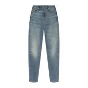 Jeans met vintage effect Emporio Armani , Blue , Heren