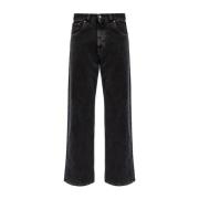 Zwarte klassieke rechte jeans MM6 Maison Margiela , Black , Heren