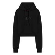 Hoodie Diesel , Black , Dames