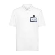 Klassieke Polo Shirt in Diverse Kleuren Philipp Plein , White , Heren