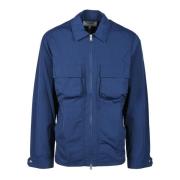 Nylon Jas 100% Polyamide Woolrich , Blue , Heren