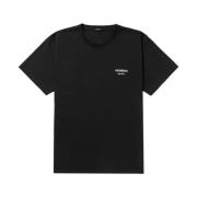 Painter Tee Korte Mouw T-shirt Denham The Jeanmaker , Black , Heren