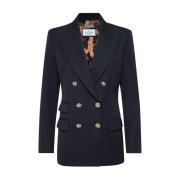 Stijlvolle Blazer met Uniek Ontwerp Philipp Plein , Blue , Dames