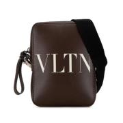 Pre-owned Leather crossbody-bags Valentino Vintage , Brown , Dames