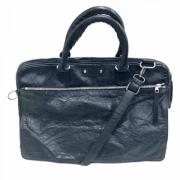 Pre-owned Leather handbags Balenciaga Vintage , Black , Heren