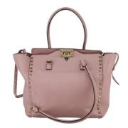 Pre-owned Leather handbags Valentino Vintage , Pink , Dames