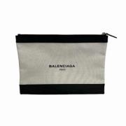 Pre-owned Canvas clutches Balenciaga Vintage , Beige , Dames