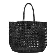 Stijlvolle Leren Tas Dragon Diffusion , Black , Dames