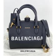 Pre-owned Leather handbags Balenciaga Vintage , Black , Dames