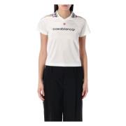 Voetbal Baby Tee Casablanca , White , Dames