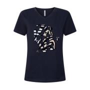 Riva Grafisch T-shirt Zoso , Blue , Dames