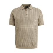 Korte mouw katoen modal polo Vanguard , Beige , Heren