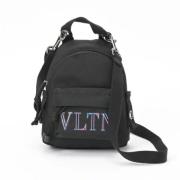 Pre-owned Canvas handbags Valentino Vintage , Black , Unisex