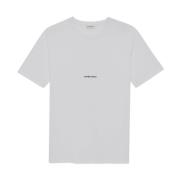 Katoenen Rive Gauche T-shirt Saint Laurent , White , Heren