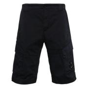 Blauwe Shorts voor Mannen C.p. Company , Blue , Heren