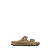 Platte schoenen voor vrouwen Birkenstock , Brown , Heren