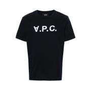 Standaard Grand T-shirt 100% katoen A.p.c. , Blue , Heren