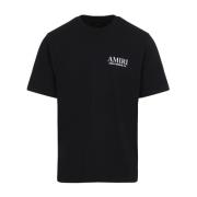 Zwarte T-shirt voor mannen Amiri , Black , Heren