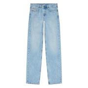 Heldere Blauwe Jeans Diesel , Blue , Heren