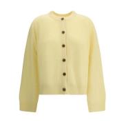 Elegante Cashmere Vest met Geribbelde Details Lisa Yang , Yellow , Dam...