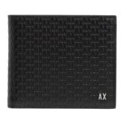 Portemonnee met logopatroon en kaartsleuven Armani Exchange , Black , ...