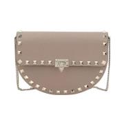 Rockstud Mini Leren Schoudertas Valentino Garavani , Multicolor , Dame...