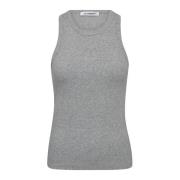 Geborduurde Tanktop Licht Grijs Co'Couture , Gray , Dames