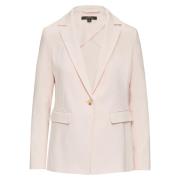 Getailleerde blazer met klepzakken Comma , Pink , Dames